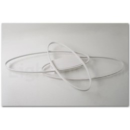 Dimbare ovale moderne eigentijdse aluminium plafondlamp, inbouwlamp voor woonkamer, slaapkamer, kan ook als wandlamp worden gebruikt