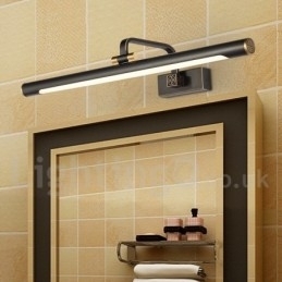 IPMirror Lamp Badkamerverlichting Zuivere Messing Wandlampen met Acryl Kap Make-up Verlichting