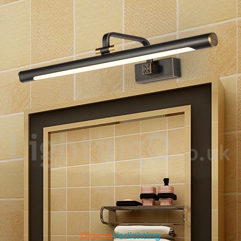 IPMirror Lamp Badkamerverlichting Zuivere Messing Wandlampen met Acryl Kap Make-up Verlichting