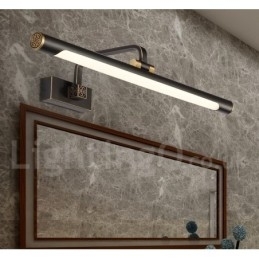 IPMirror Lamp Badkamerverlichting Zuivere Messing Wandlampen met Acryl Kap Make-up Verlichting