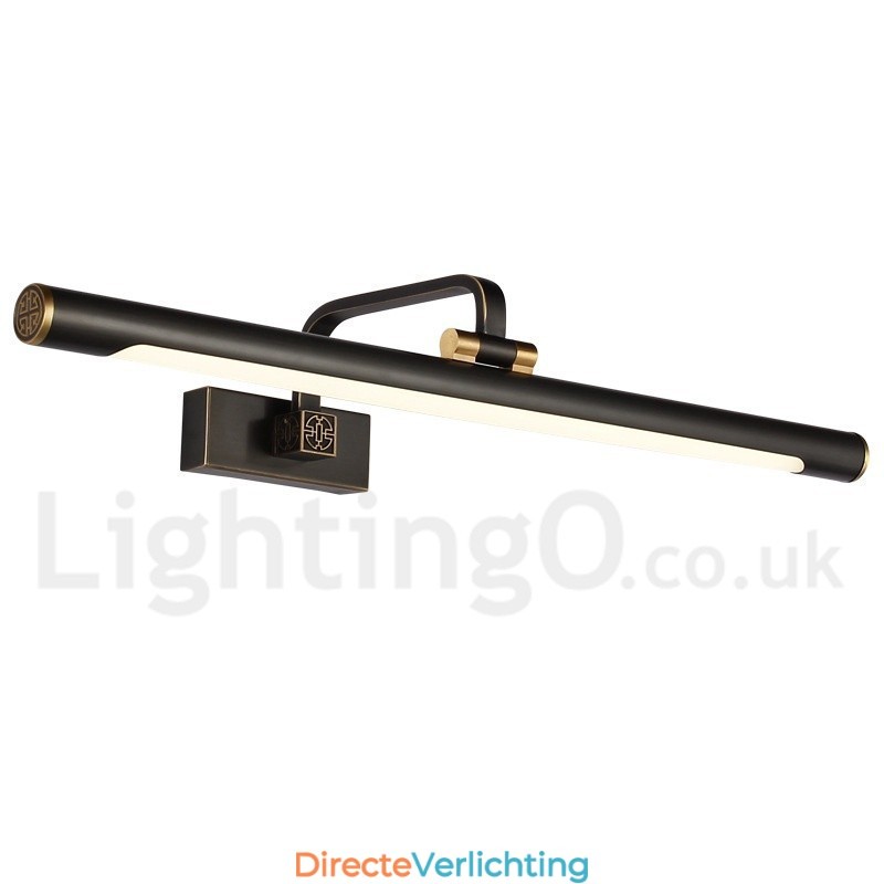 IPMirror Lamp Badkamerverlichting Zuivere Messing Wandlampen met Acryl Kap Make-up Verlichting