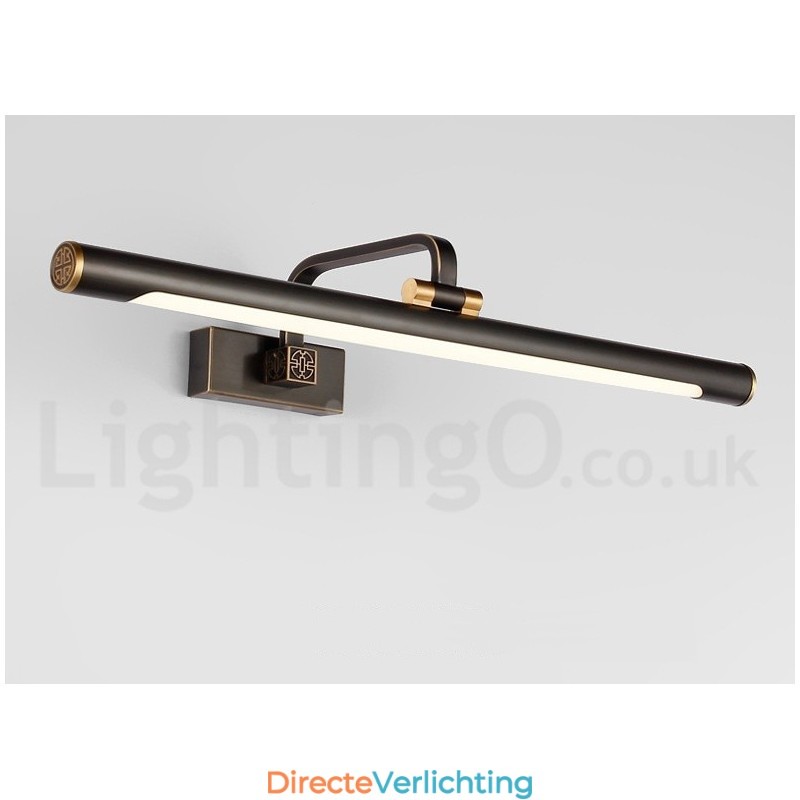 IPMirror Lamp Badkamerverlichting Zuivere Messing Wandlampen met Acryl Kap Make-up Verlichting