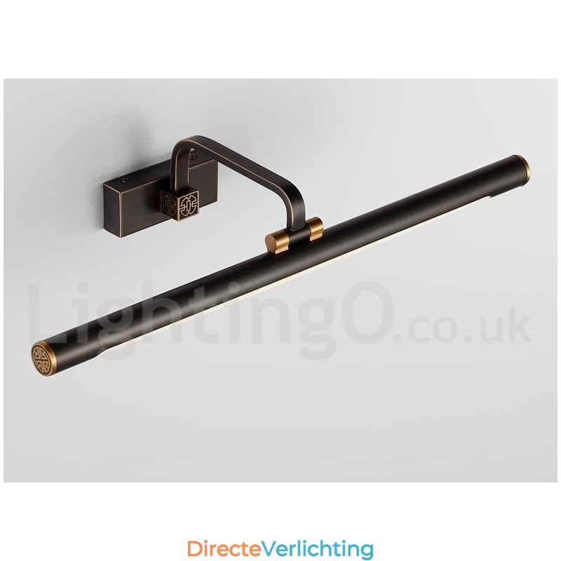 IPMirror Lamp Badkamerverlichting Zuivere Messing Wandlampen met Acryl Kap Make-up Verlichting