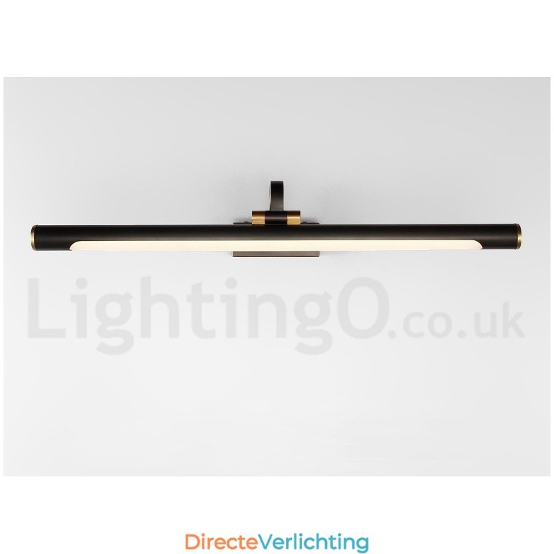 IPMirror Lamp Badkamerverlichting Zuivere Messing Wandlampen met Acryl Kap Make-up Verlichting