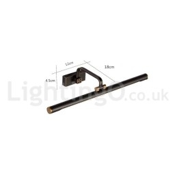 IPMirror Lamp Badkamerverlichting Zuivere Messing Wandlampen met Acryl Kap Make-up Verlichting