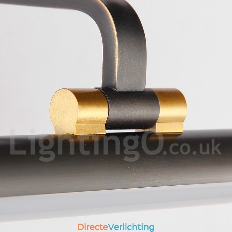 IPMirror Lamp Badkamerverlichting Zuivere Messing Wandlampen met Acryl Kap Make-up Verlichting