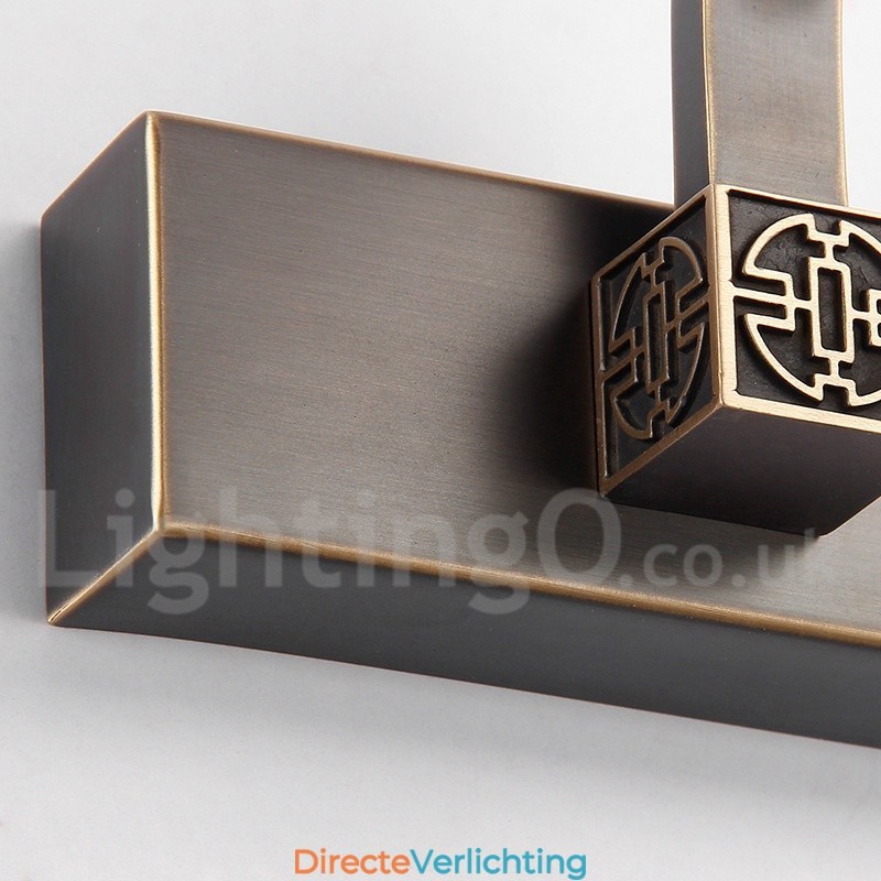 IPMirror Lamp Badkamerverlichting Zuivere Messing Wandlampen met Acryl Kap Make-up Verlichting
