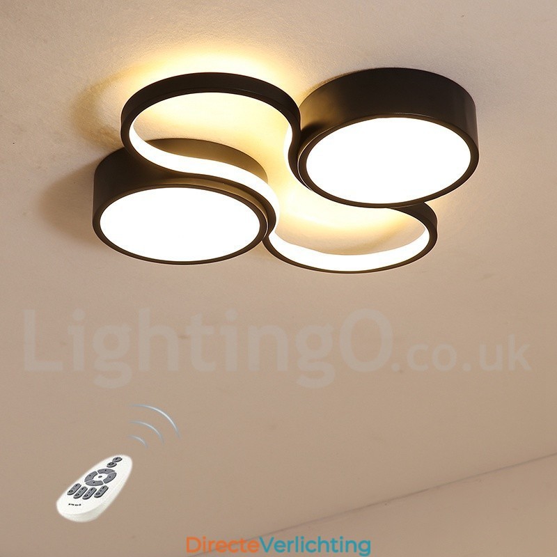 Dimbare moderne eigentijdse aluminium plafondlamp, inbouwlamp voor woonkamer/slaapkamer, kan ook als wandlamp worden gebruikt