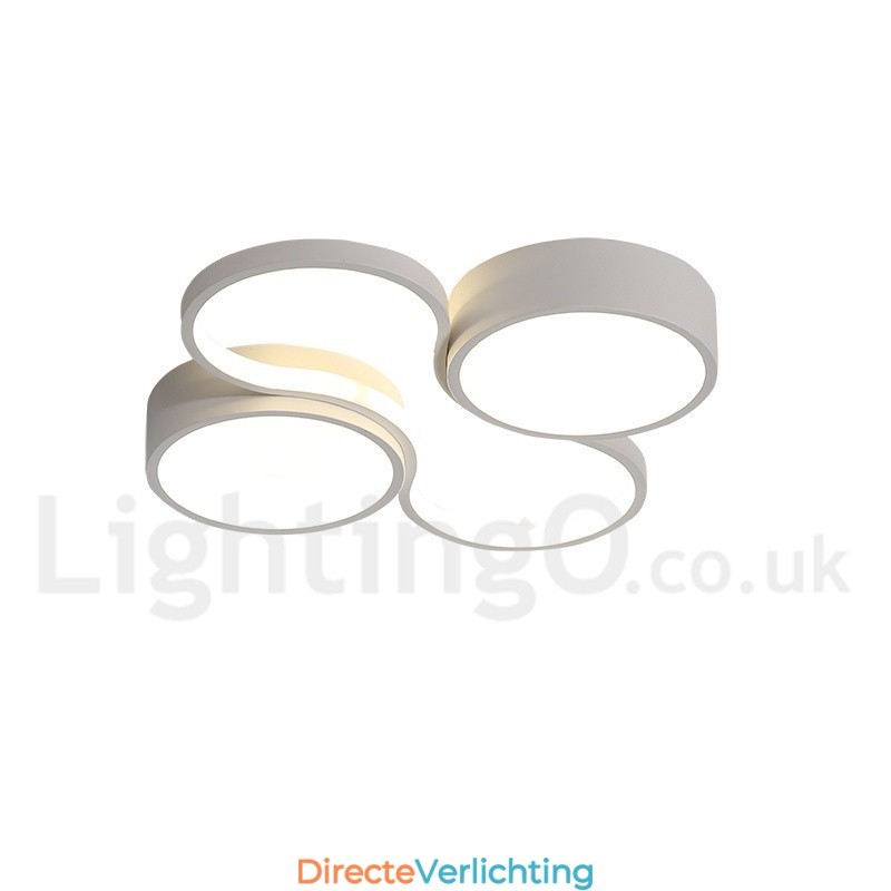 Dimbare moderne eigentijdse aluminium plafondlamp, inbouwlamp voor woonkamer/slaapkamer, kan ook als wandlamp worden gebruikt
