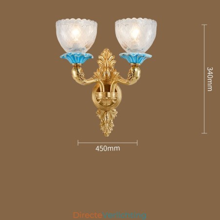 100% puur messing Luxe rustieke retro vintage messing keramiek 2 lichts kaars wandlamp met glazen kappen Speciaal voor hotel kantoor showroom woonkamer eetkamer 100% puur messing Luxe rustieke retro vintage messing keramiek 2 lichts kaars wandlamp met glazen kappen Speciaal voor hotel kantoor showroom woonkamer eetkamer