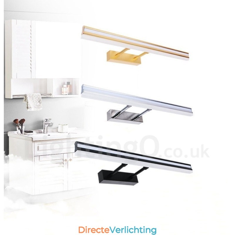 IP44 Spiegellamp Badkamerverlichting Omhoog en Omlaag Wandverlichting met Acryl Kap Make-up Verlichting