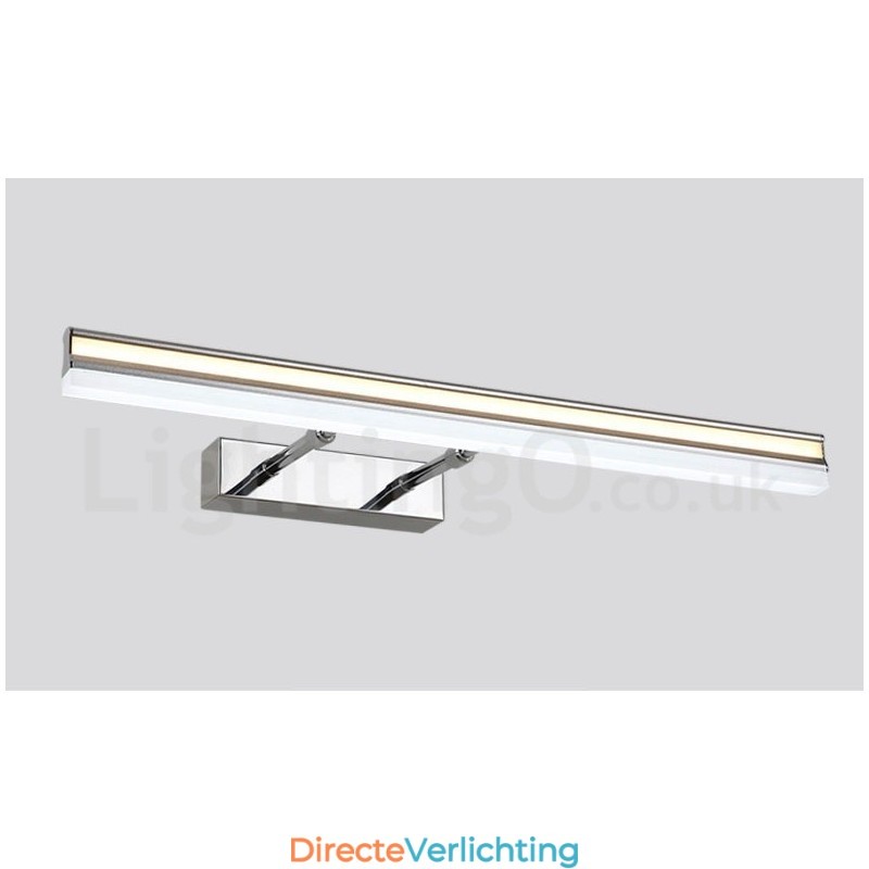 IP44 Spiegellamp Badkamerverlichting Omhoog en Omlaag Wandverlichting met Acryl Kap Make-up Verlichting