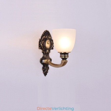 Puur messing luxe rustieke retro vintage messing 1 lichts kaars wandlamp met glazen kap speciaal voor hotel kantoor showroom woonkamer eetkamer Puur messing luxe rustieke retro vintage messing 1 lichts kaars wandlamp met glazen kap speciaal voor hotel kantoor showroom woonkamer eetkamer