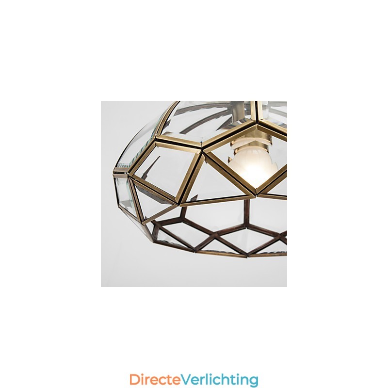 Moderne, eigentijdse decoratieve design koperen plafondlampfamilie