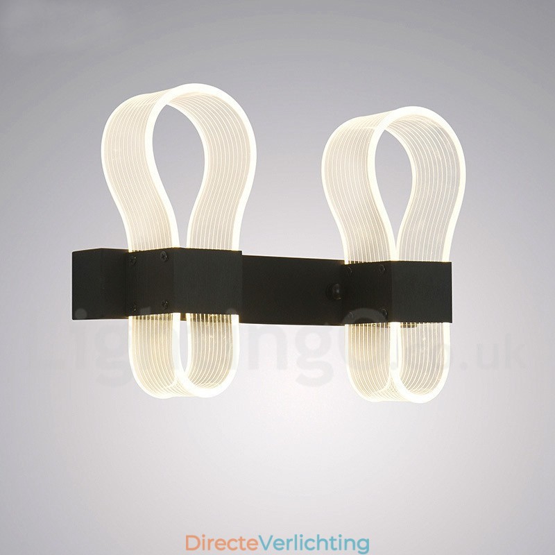 Moderne wandlamp met acryl kappen voor gangpad in slaapkamer