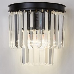 Moderne luxe K9 kristal wandlamp met kristallen kap
