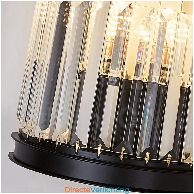 Moderne luxe K9 kristal wandlamp met kristallen kap