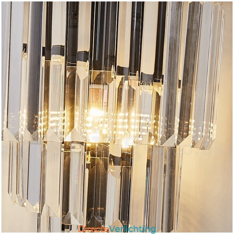 Moderne luxe K9 kristal wandlamp met kristallen kap