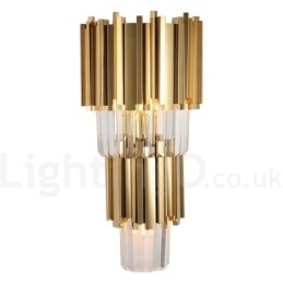 Moderne luxe K9 kristal wandlamp met kristallen kap