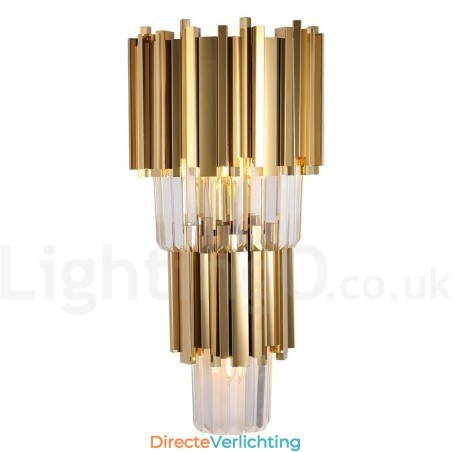Moderne luxe K9 kristal wandlamp met kristallen kap Moderne luxe K9 kristal wandlamp met kristallen kap