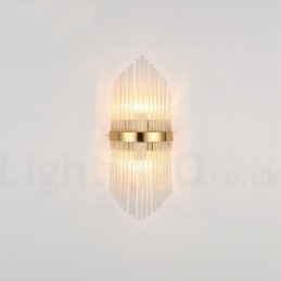 Moderne luxe K9 kristal wandlamp met kristallen kap