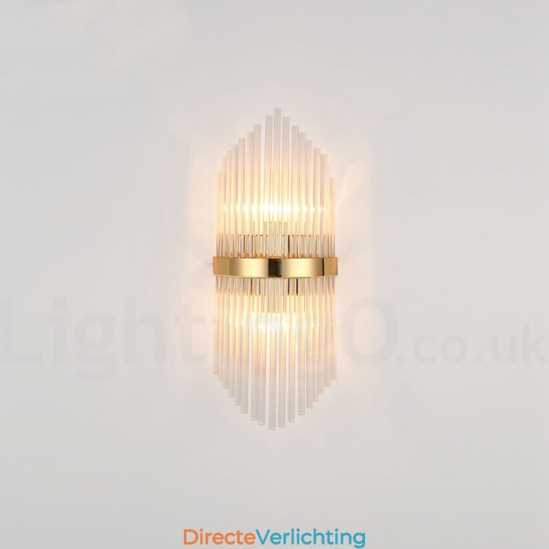 Moderne luxe K9 kristal wandlamp met kristallen kap