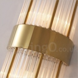 Moderne luxe K9 kristal wandlamp met kristallen kap