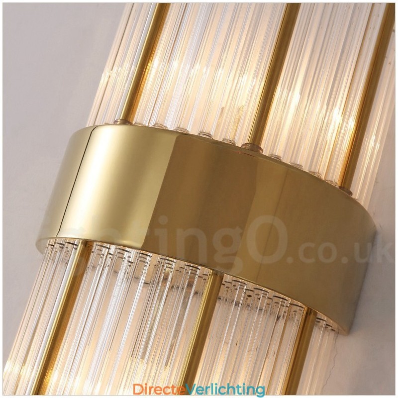 Moderne luxe K9 kristal wandlamp met kristallen kap