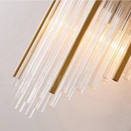 Moderne luxe K9 kristal wandlamp met kristallen kap
