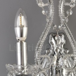 2 Lichts Goud Zwart Amerikaanse Stijl Kristallen Wandlamp voor Woonkamer Eetkamer Kledingwinkel Koffiewinkel Hotel
