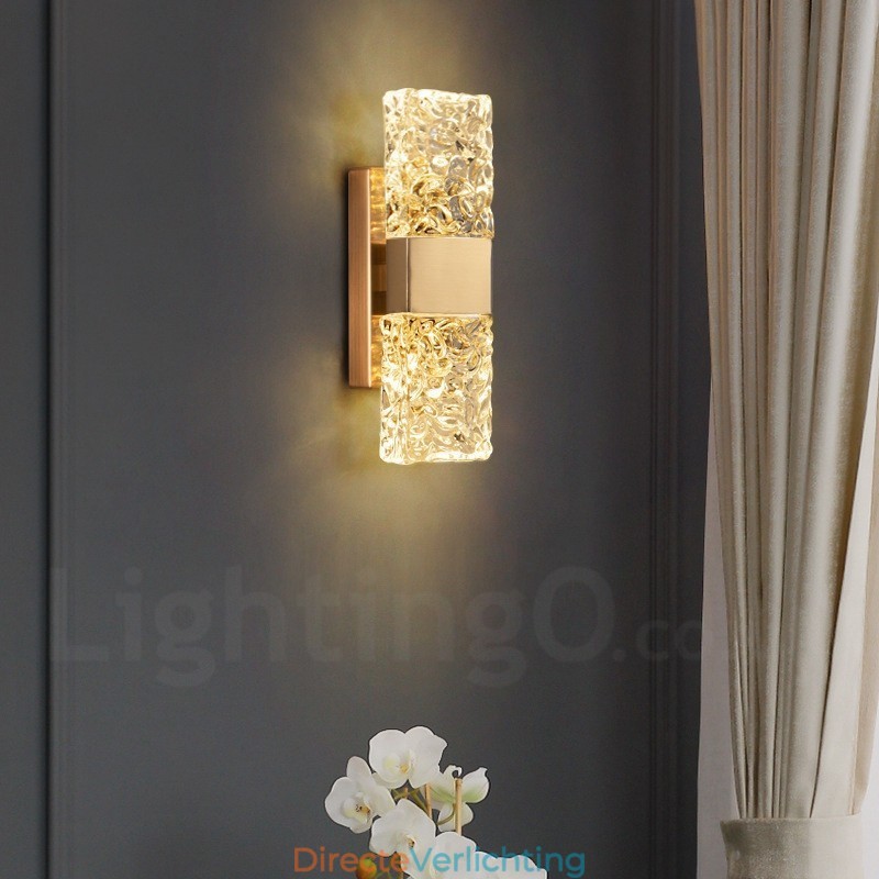 Moderne kristallen wandlamp voor naast het bed, veranda, gangpad, woonkamer, slaapkamer, studeerkamer