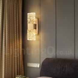 Moderne kristallen wandlamp voor naast het bed, veranda, gangpad, woonkamer, slaapkamer, studeerkamer