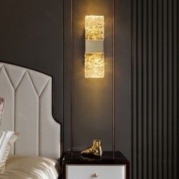 Moderne kristallen wandlamp voor naast het bed, veranda, gangpad, woonkamer, slaapkamer, studeerkamer