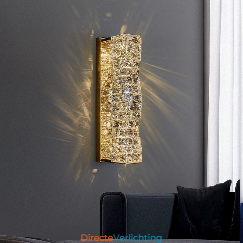 Moderne K9 Crystal Wandlamp voor Nachtkastje, Veranda, Gangpad, Woonkamer, Slaapkamer, Studeerkamer