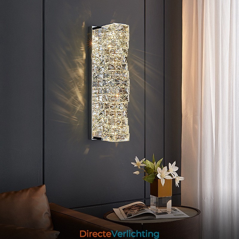 Moderne K9 Crystal Wandlamp voor Nachtkastje, Veranda, Gangpad, Woonkamer, Slaapkamer, Studeerkamer