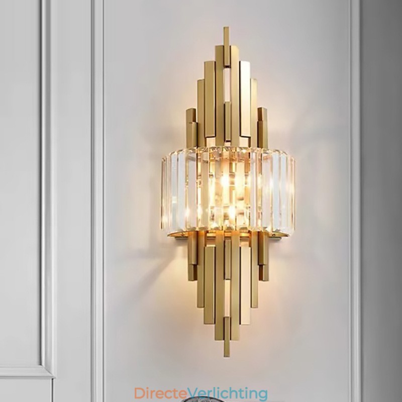 Postmoderne luxe kristallen wandlamp Woonkamer TV-achtergrondmuur Slaapkamer nachtkastje wandlamp