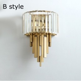 Postmoderne luxe kristallen wandlamp Woonkamer TV-achtergrondmuur Slaapkamer nachtkastje wandlamp