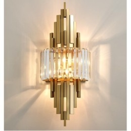 Postmoderne luxe kristallen wandlamp Woonkamer TV-achtergrondmuur Slaapkamer nachtkastje wandlamp