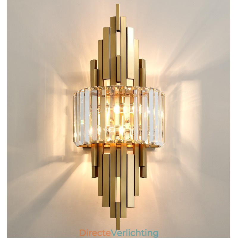 Postmoderne luxe kristallen wandlamp Woonkamer TV-achtergrondmuur Slaapkamer nachtkastje wandlamp