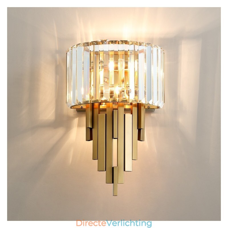 Postmoderne luxe kristallen wandlamp Woonkamer TV-achtergrondmuur Slaapkamer nachtkastje wandlamp