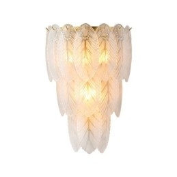 Nordic Franse Veer Kristallen Wandlampen Postmoderne Verlichting Luxe Woonkamer Achtergrond Muur Gang als Hotel Paneel Wandlamp