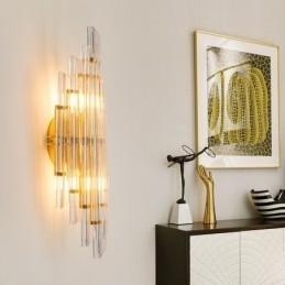 Hotellamp Luxe Kristallen Wandlamp Postmodern Persoonlijkheid Woonkamer Gangpad Entree Achtergrond Wandlamp Slaapkamer Nachtkastje Decoratieve Wandlampen