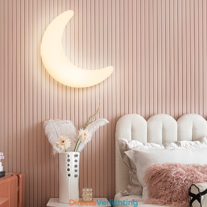 20W Nordic Indoor Maan Vorm Kinderkamer Wandlampen Plafondlampen