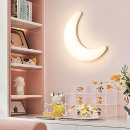 20W Nordic Indoor Maan Vorm Kinderkamer Wandlampen Plafondlampen