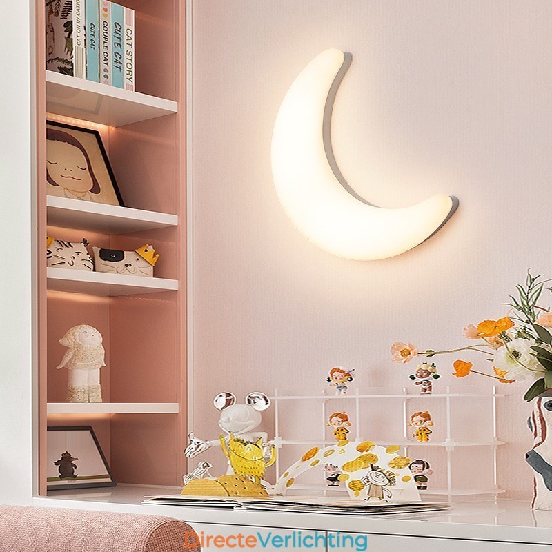 20W Nordic Indoor Maan Vorm Kinderkamer Wandlampen Plafondlampen