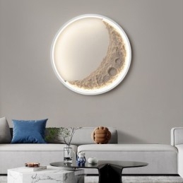 Nordic Indoor Ronde Achtergrond Muur Decoratieve Wandlampen