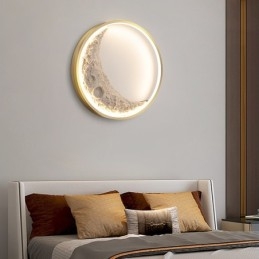 Nordic Indoor Ronde Achtergrond Muur Decoratieve Wandlampen