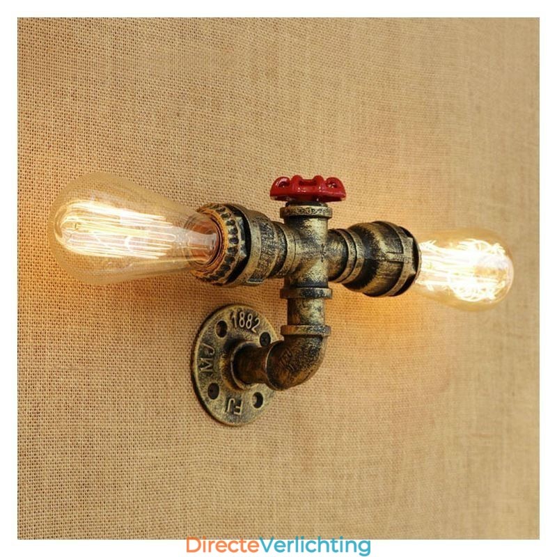 Vintage Retro Waterpijp Industriële Wandlampen Wandlamp