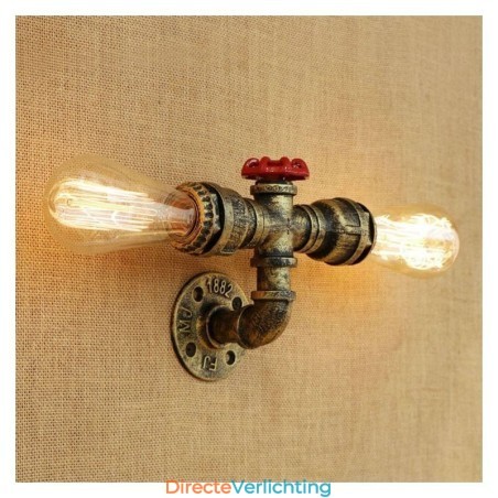 Vintage Retro Waterpijp Industriële Wandlampen Wandlamp