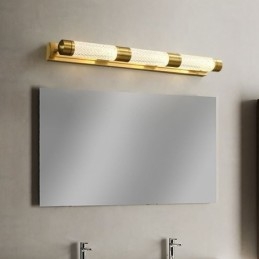 Wandlamp Messing Acryl Cilinder Spiegel Frontlicht